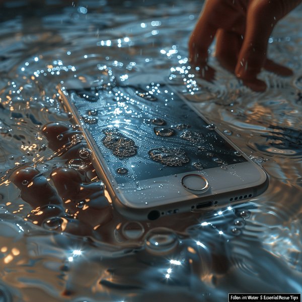 Iphone tombé dans l'eau : 5 astuces secours essentiels